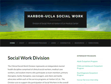 Tablet Screenshot of harboruclasocialwork.com